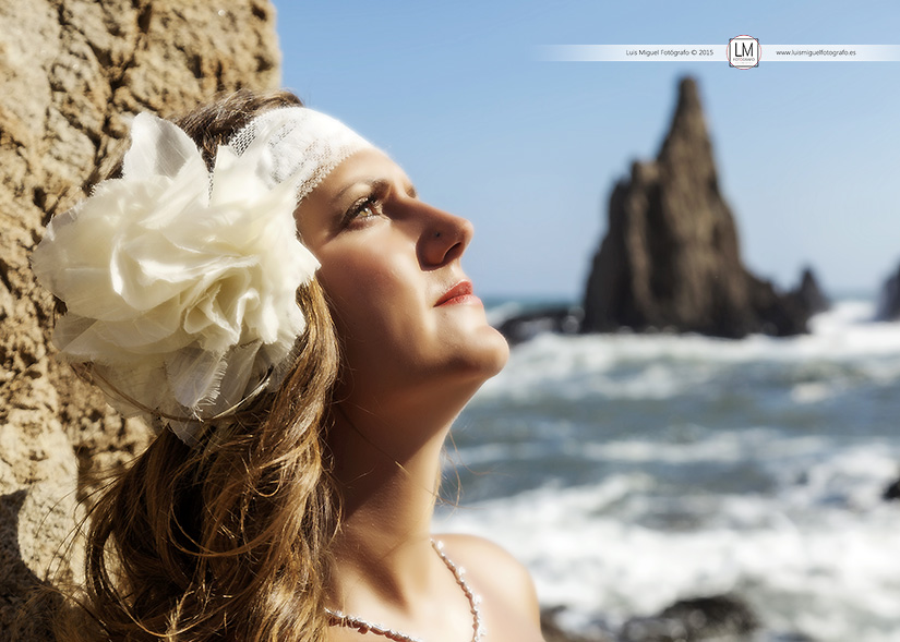 Fotógrafos Jódar fotos de post-boda en la playa de almería